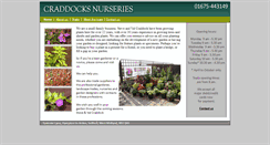 Desktop Screenshot of craddocks-nurseries.co.uk